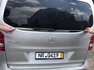 Mercedes Vito/V-class W447 2014- Rear window trim (small glass) stainless steel photo 2