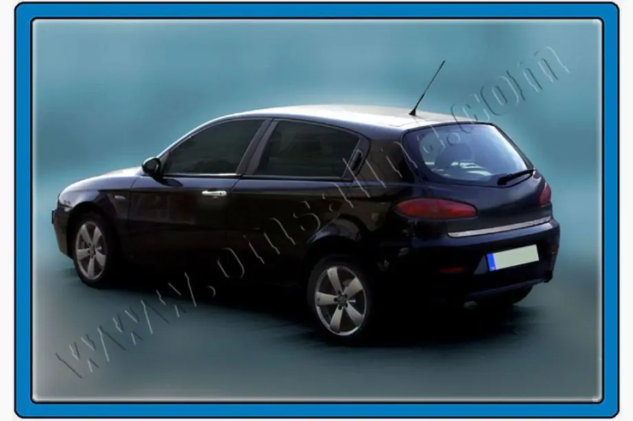 Alfa Romeo 147 2000-2010 Trunk trim stainless steel Photo 1