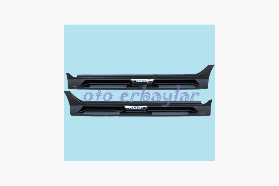 Hyundai Tucson JM 2004- Side Steps Plastic S003 (Plastic) Image