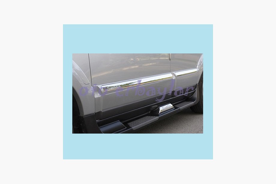 Hyundai Santa Fe 2 2006-2012 Side Steps S010 (Plastic) Dark Grey Image