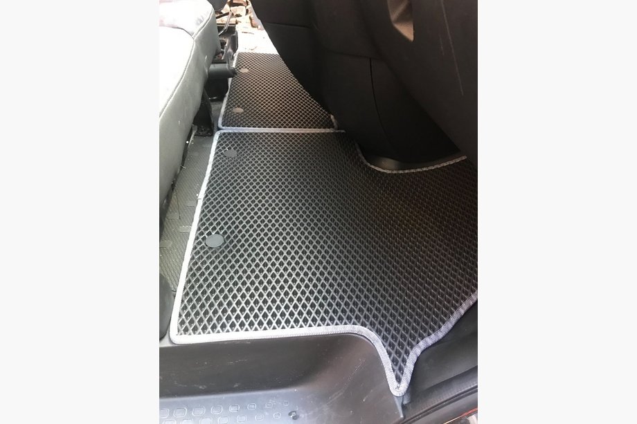 Opel Vivaro 2015-2019 Floor mats (2 pcs, EVA, black) Image