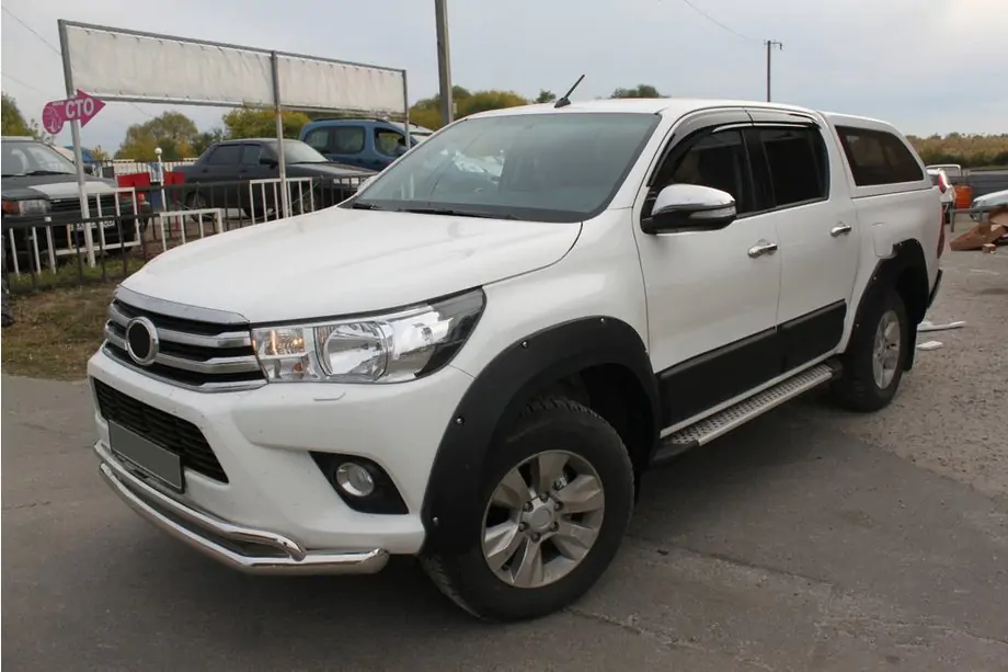 Toyota Hilux 2015- Fender Flares (2015-2020, ABS, Bolt-On) Image