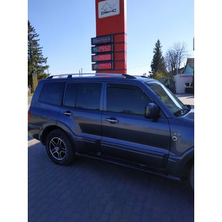 Roof Rails Chrome Turkish Design (2 pcs) Mitsubishi Pajero Wagon III 1999-2006 photo 1