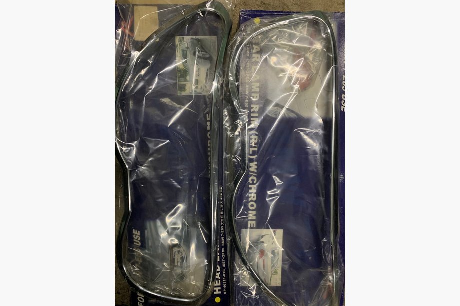 BMW 7 Series E65/66 2001-2008 Headlight Covers (2 pcs, ABS) Image