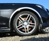 Mercedes E-class W212 2009-2016 Fender flares (4 pcs, stainless steel) photo 1