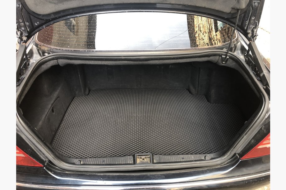 Mercedes S-class W220 1998-2005 Trunk Mat (Short, EVA, Black) Image