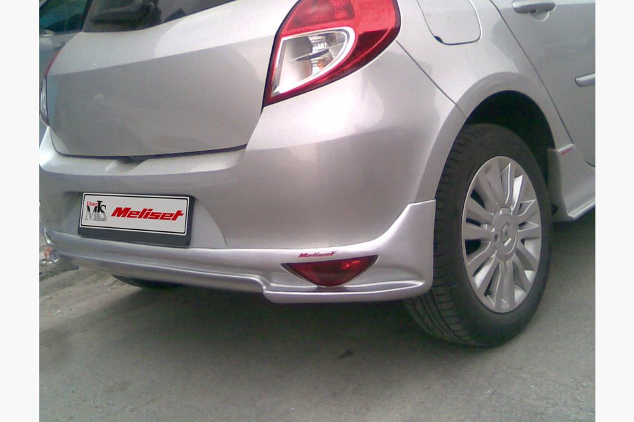 Renault Clio III 2005-2012 Rear bumper cover V2 (primed for painting) Image
