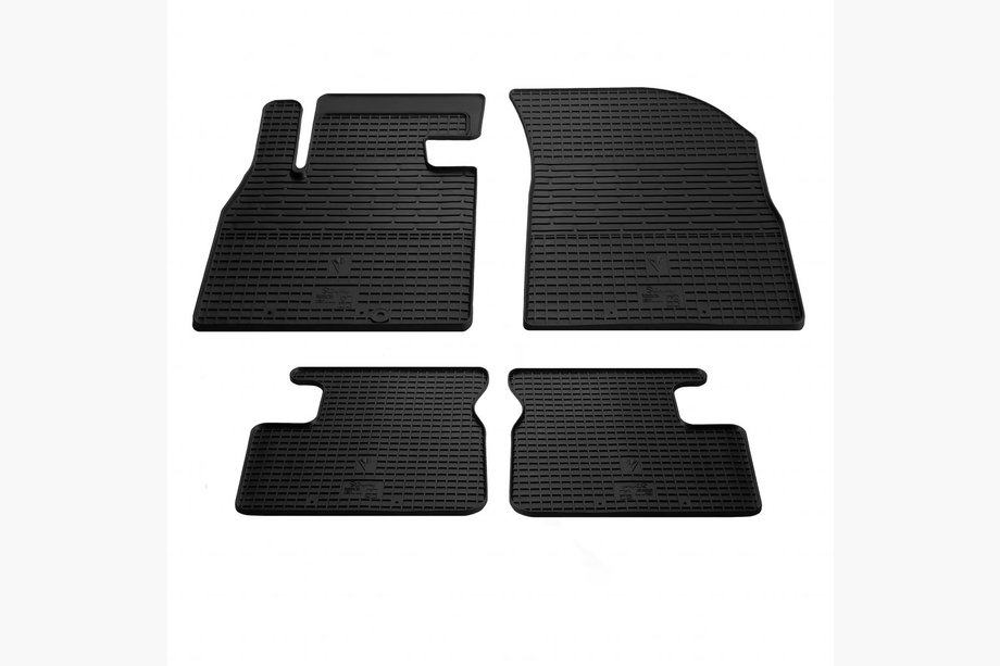 Nissan Micra K13 2011-2016 Rubber Floor Mats (4 pcs, Stingray Premium) Image