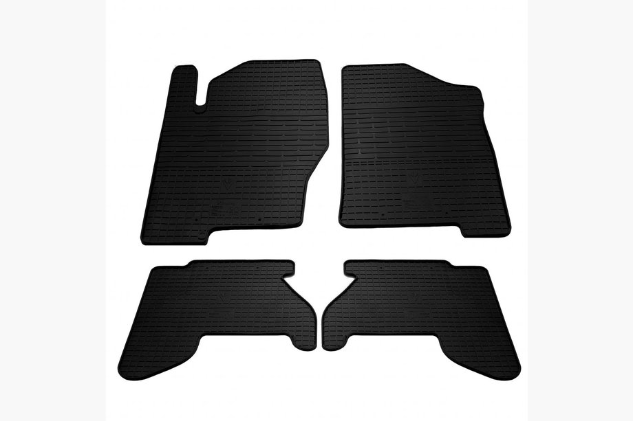 Nissan Navara 2006-2015 Rubber Floor Mats (4 pcs, Stingray Premium) Image