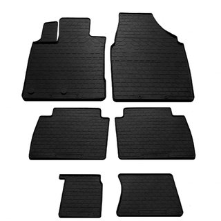 Rubber floor mats for +2 (6 pcs, Stingray Premium) Nissan Qashqai 2010-2014