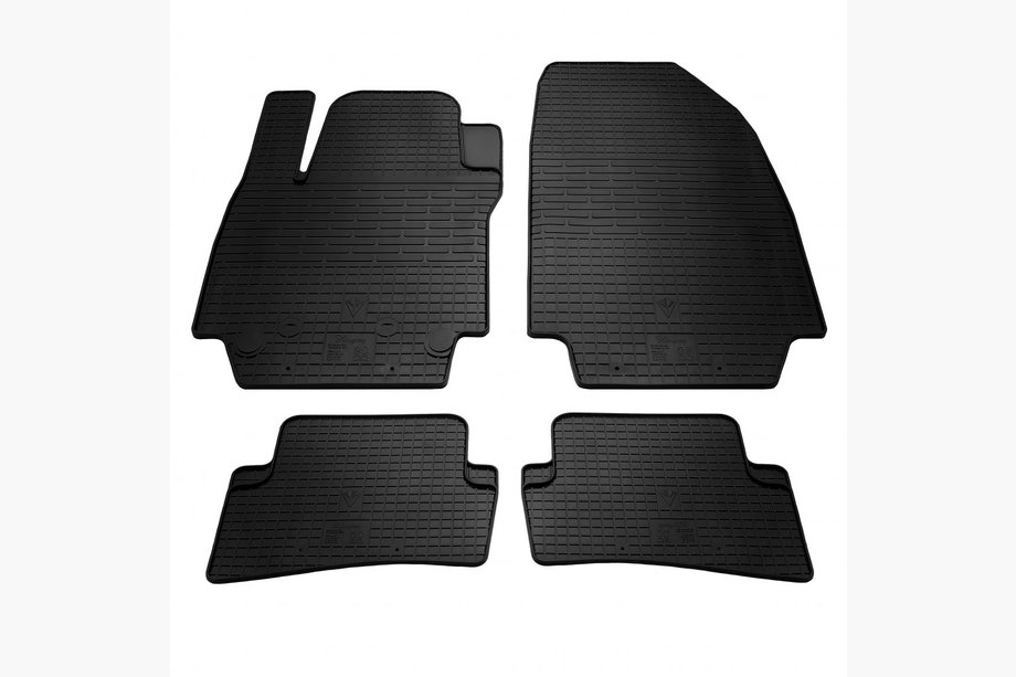 Renault Clio III 2005-2012 Rubber Floor Mats (4 pcs, Stingray Premium) Image