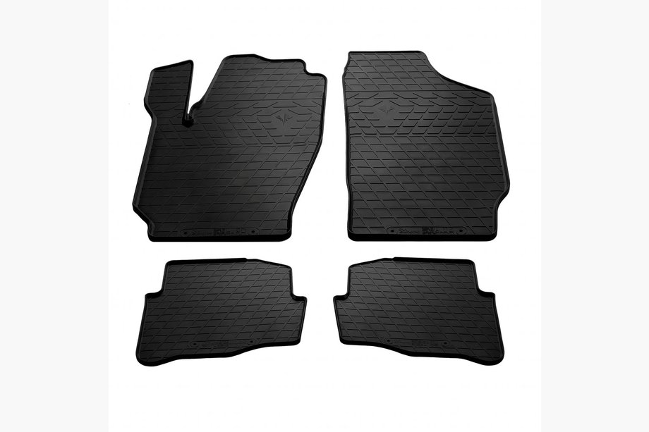 Volkswagen Polo 2001-2009 Rubber Floor Mats (4 pcs, Stingray) Image