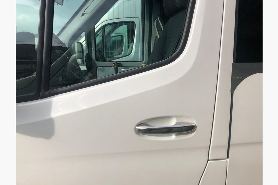 Mercedes Sprinter W907/W910 2018- Stainless Steel Door Handle Covers 5 pcs, OmsaLine - Italian Stainless Steel Image
