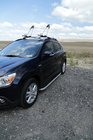 Mitsubishi Outlander 2006-2012 Side Steps Tayga Grey (2 pcs, Aluminum) photo 3