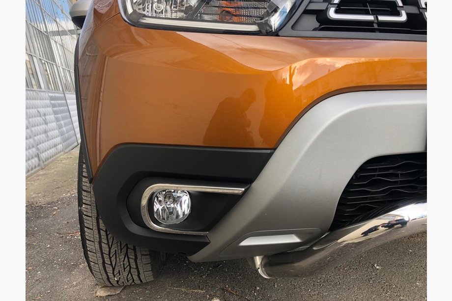 Dacia Duster 2018-2024 Fog light covers (2 pcs, stainless steel) Image