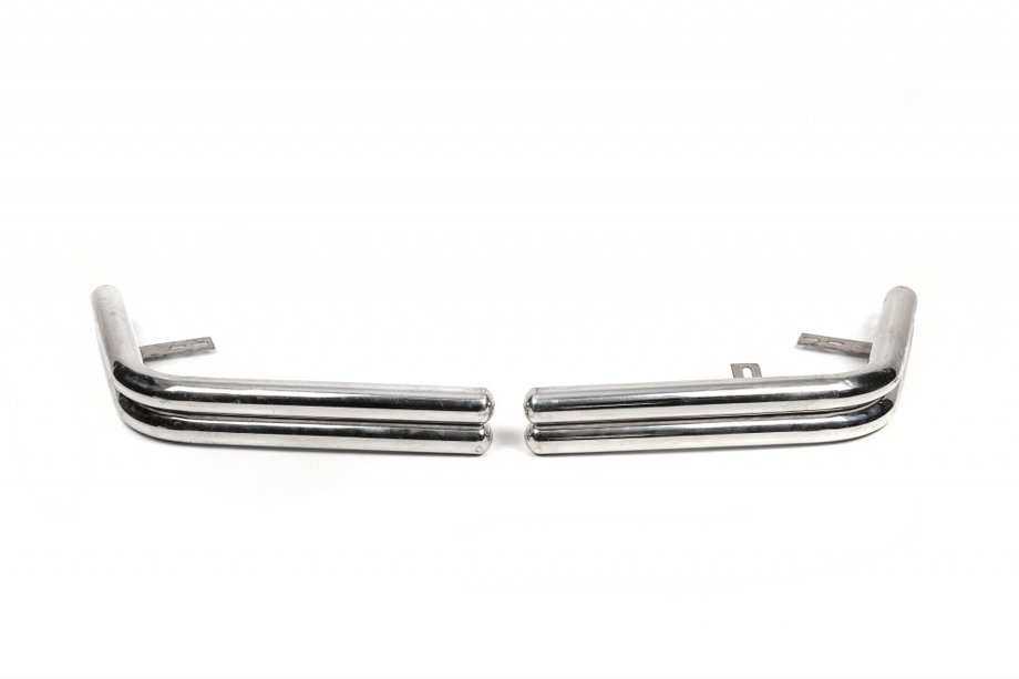 Volkswagen T5 Transporter 2003-2010 Rear Corner Guards AK003-double (2 pcs, stainless steel) Photo 1