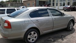 Skoda Octavia II A5 2010-2013 Window Deflectors LiftBack (4 pcs, SIM) photo 1