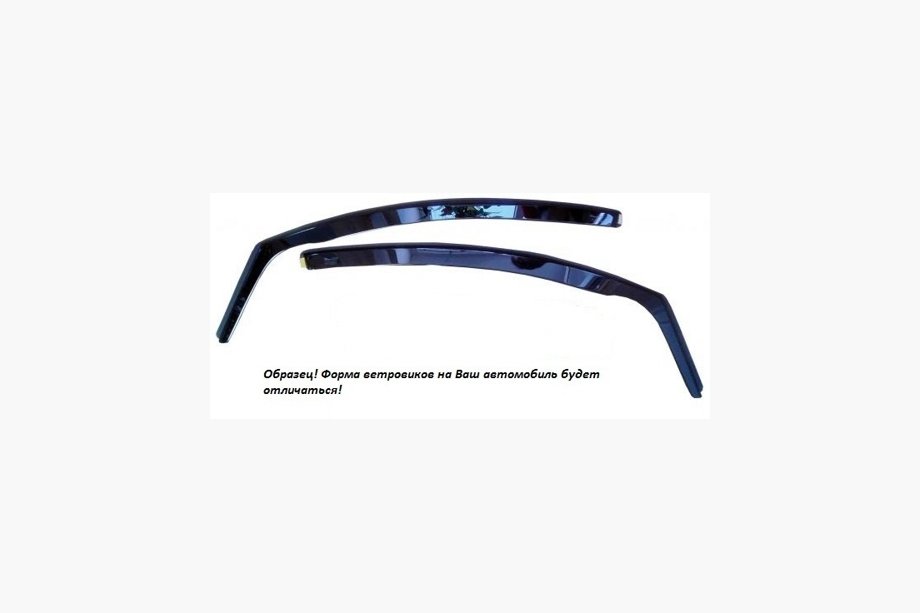 Renault Kangoo 1998-2008 In-channel window deflectors (2 pcs, TeamRacing) Image