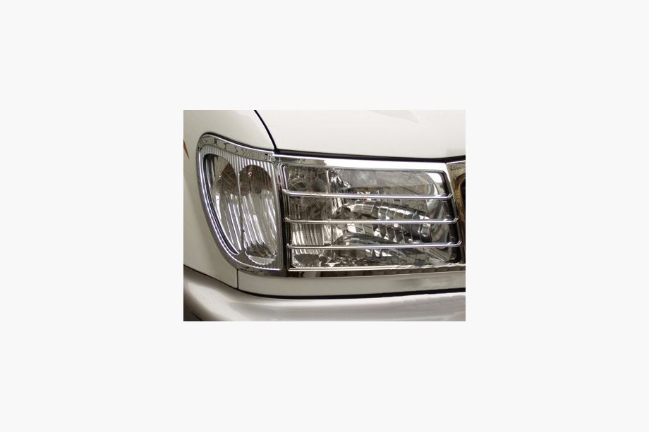 Toyota Land Cruiser 100 1998-2007 Headlight Covers V2 (2 pcs, plastic) Image