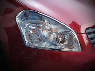 Nissan Qashqai 2007-2010 Headlight Covers (2 pcs, plastic) photo 1