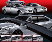 Daewoo Lanos 1998-2017 Window Deflectors (4 pcs, AT Clover) photo 1