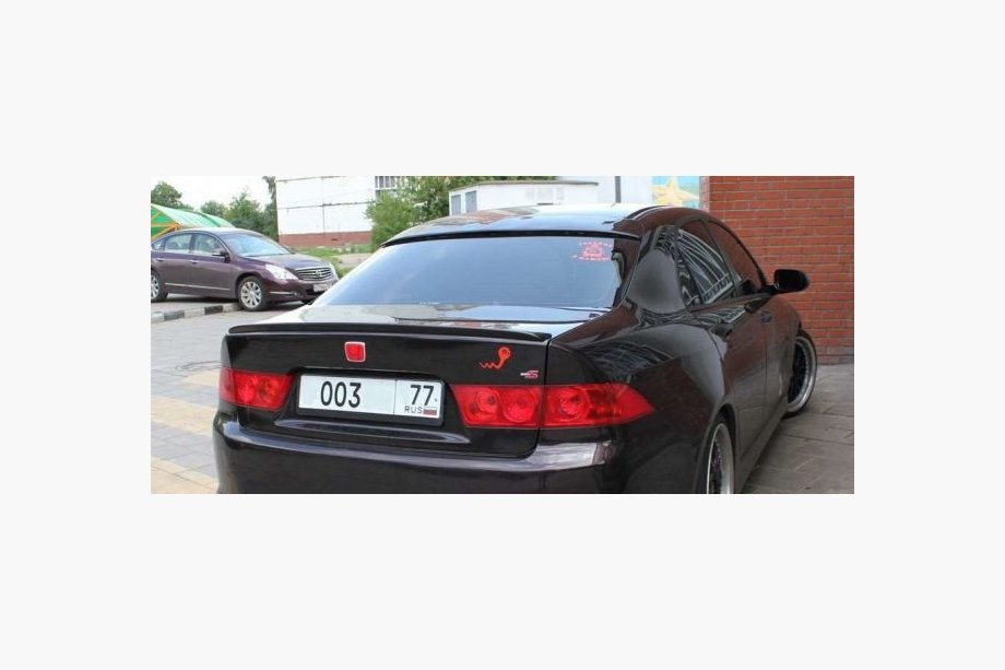 Honda Accord VII 2002-2007 Spoiler visor (fiberglass, primed for painting) Image