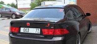 Honda Accord VII 2002-2007 Spoiler visor (fiberglass, primed for painting) photo 1