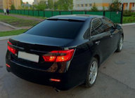 Toyota Camry 2011–2017 Rear window spoiler with lip (primed for painting) photo 2