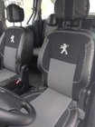 Peugeot Partner Tepee 2008-2018 Car Seat Covers (Leatherette+Fabric, Premium) photo 1