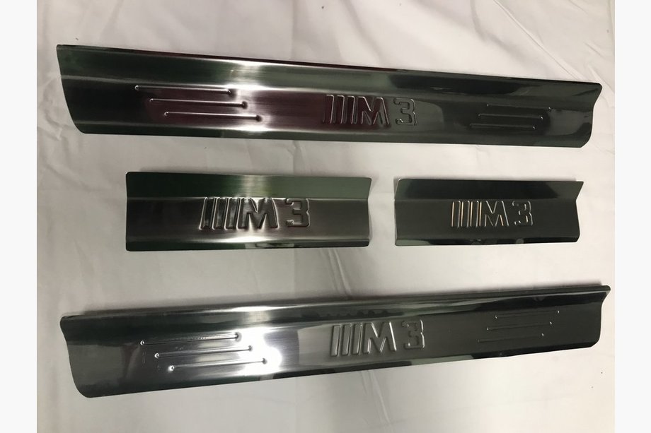 BMW 3 Series E46 1998-2006 Door Sill Covers (4 pcs, Carmos) Image
