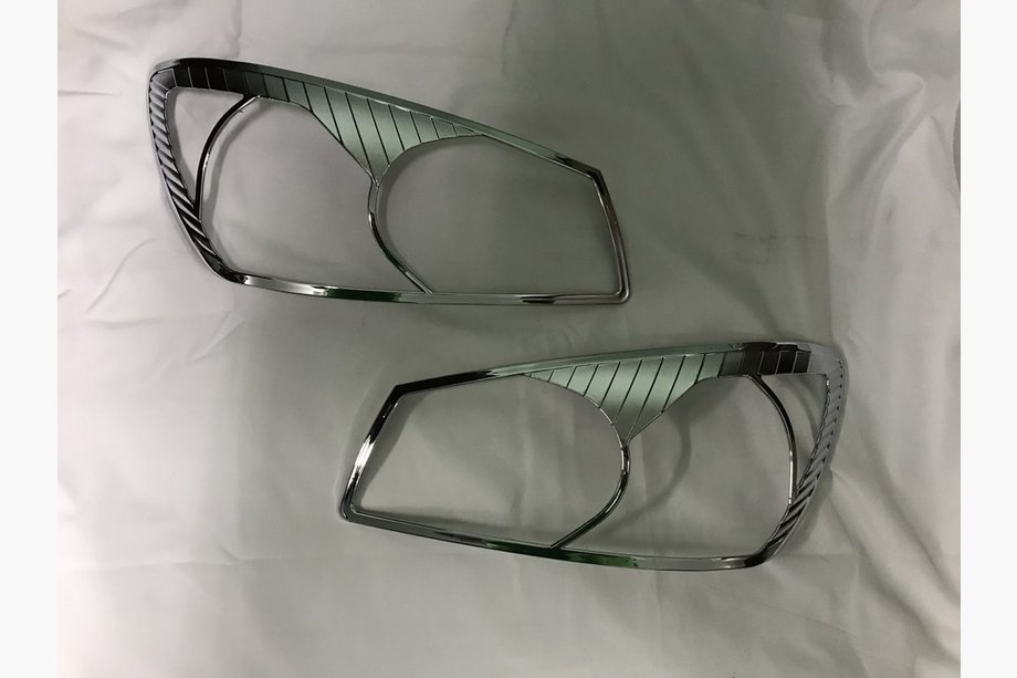 Kia Cerato 1 2004-2009 Headlight Covers (2 pcs, Plastic) Image