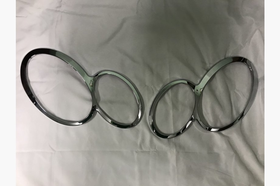 Mercedes CLK W209 2002-2010 Chrome Headlight Covers Image