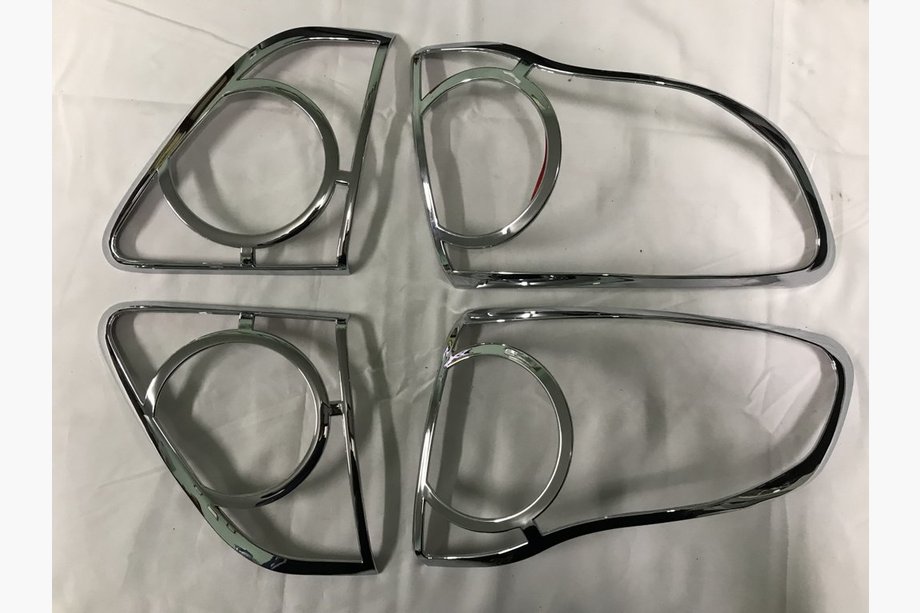Toyota Corolla 2007-2013 Chrome Tail Light Covers (2 pcs, Plastic) Image