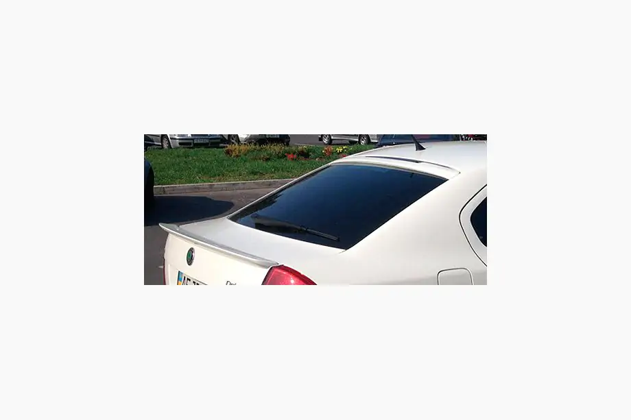 Skoda Octavia II A5 2006-2010 Spoiler extension (primed) Image