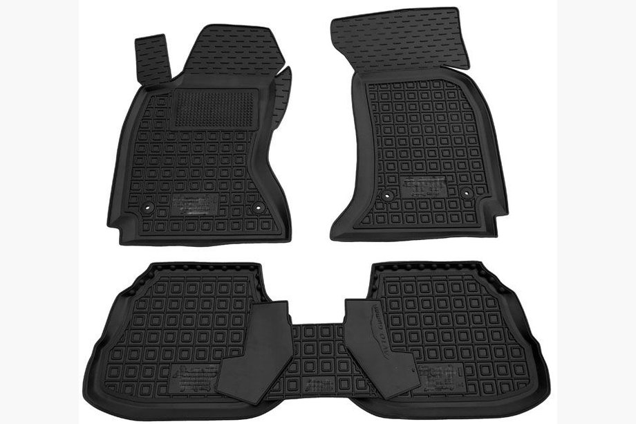 Chery Beat 2009-2015 Rubber floor mats with edge (Autogumm) Image