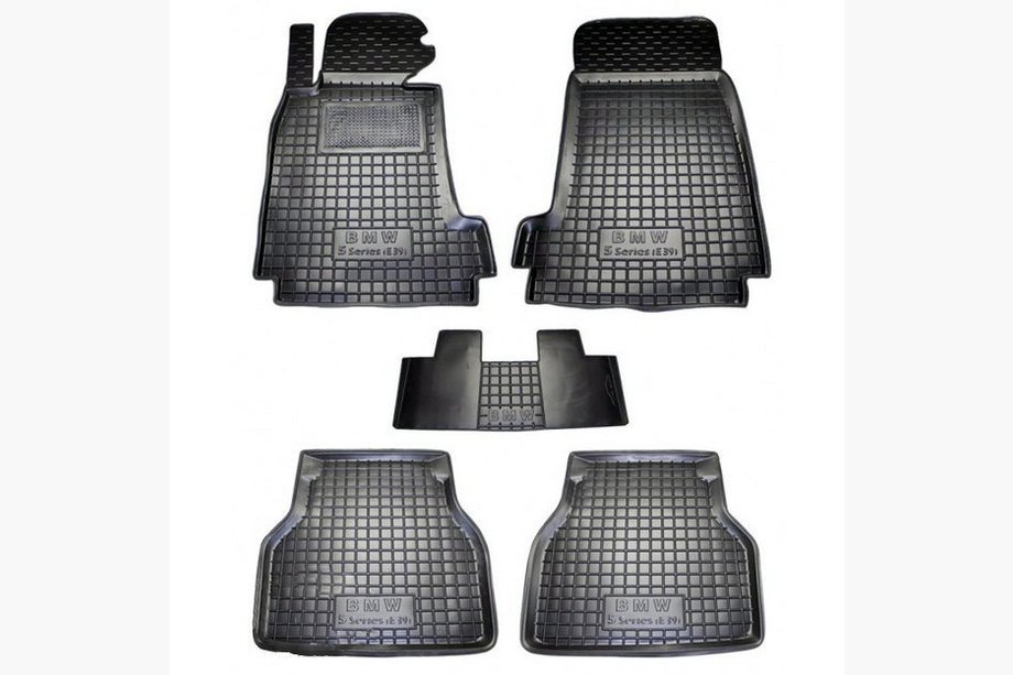 BMW 5 Series E39 1996-2003 Rubber floor mats with edge (Autogumm) Image