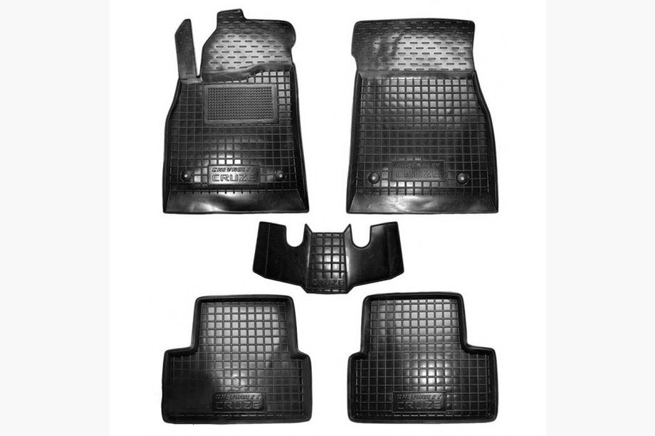 Chevrolet Cruze 2009–2015 Rubber floor mats with edge (Autogumm) Image