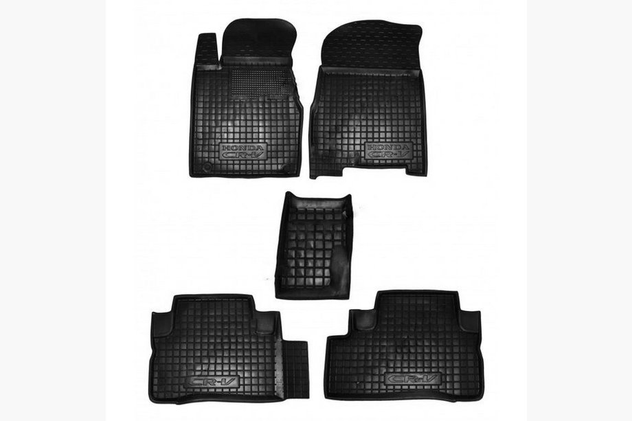 Honda CRV 2007-2011 Rubber floor mats with edge (Autogumm) Image