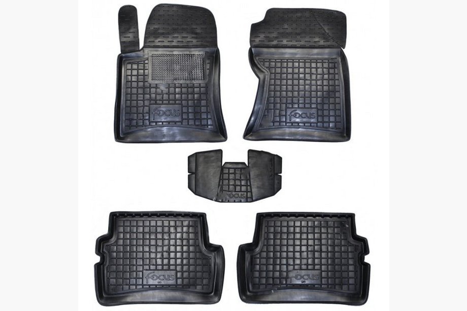 Ford Focus I 1998-2005 Rubber floor mats with edge (Autogumm) Image