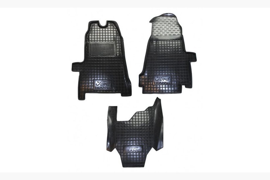 Ford Transit 2000–2014 Rubber floor mats with edge 2006+ (Autogumm) Image