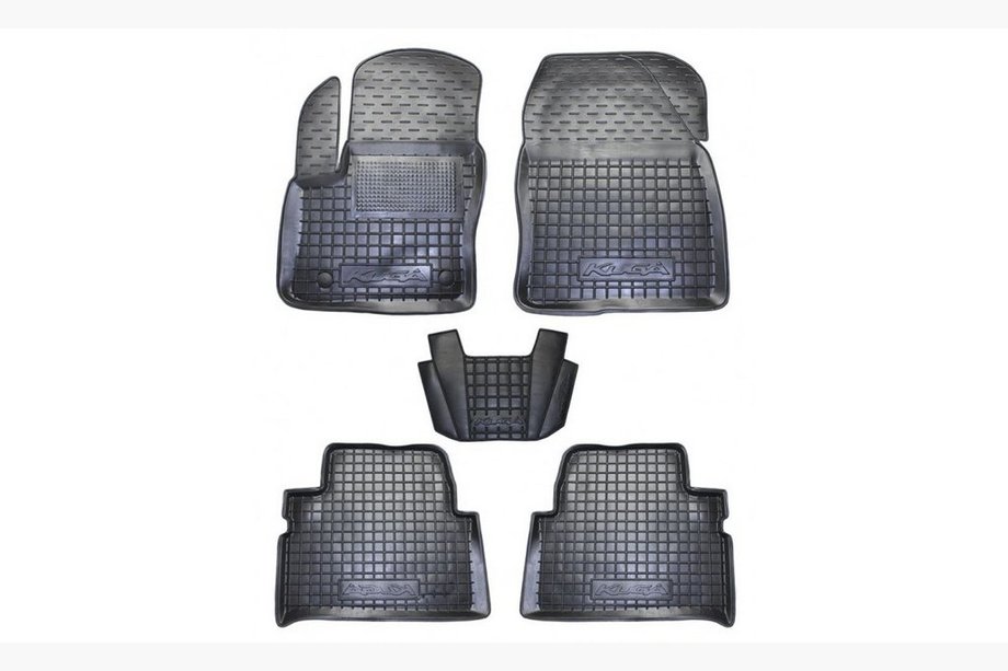 Ford Kuga 2008-2013 Rubber floor mats with edge (Autogumm) Image