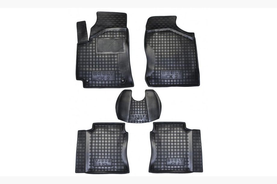Geely CK-2 2008-2016 Rubber floor mats with edge (Autogumm) Image