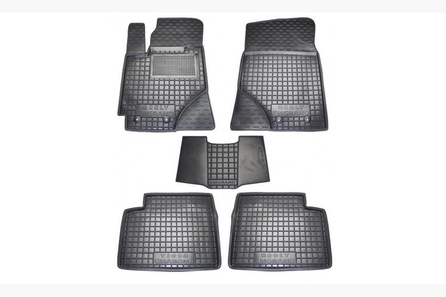 Geely Emgrand EC7 2009- Rubber floor mats with edge (Autogumm) Image