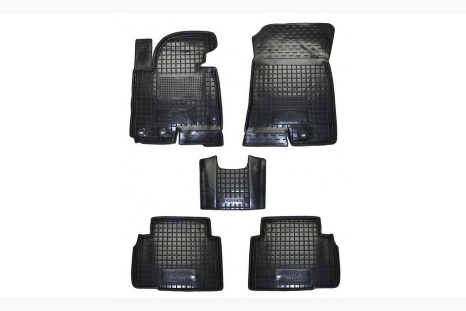 Kia Sportage 2010-2015 Rubber floor mats with edge (Autogumm) Image