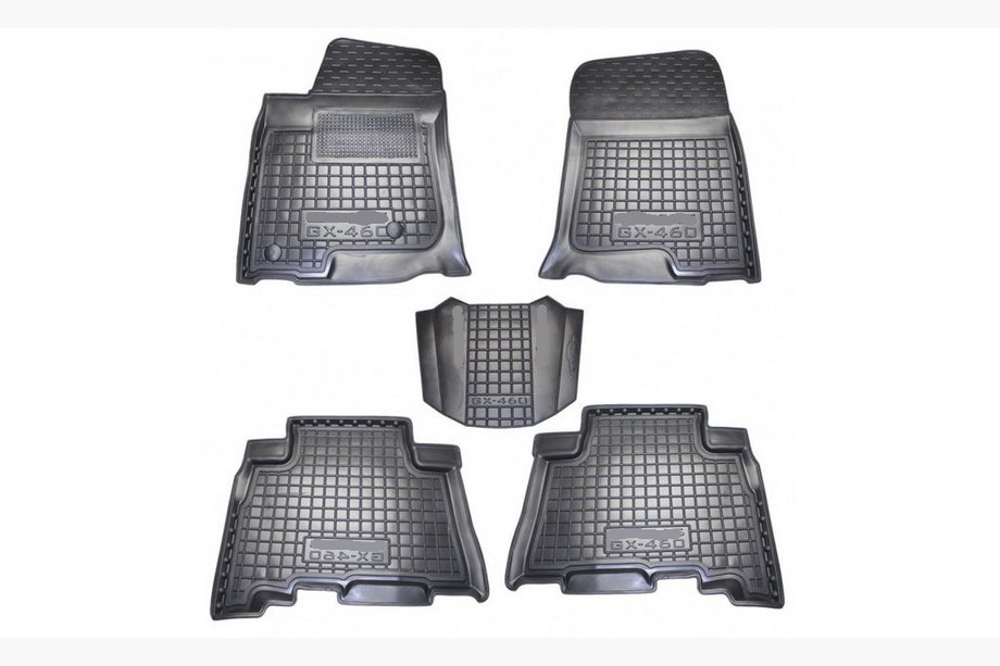 Lexus GX460 2009-2023 Rubber floor mats with edge (Autogumm) Image