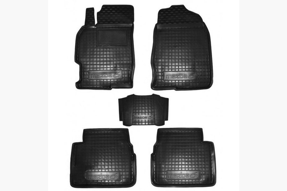 Mazda 6 2008-2012 Rubber floor mats with edge (Autogumm) Image