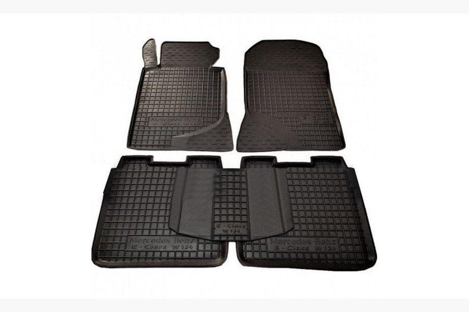 Mercedes E-class W124 1984–1997 Rubber floor mats with edge (Autogumm) Image