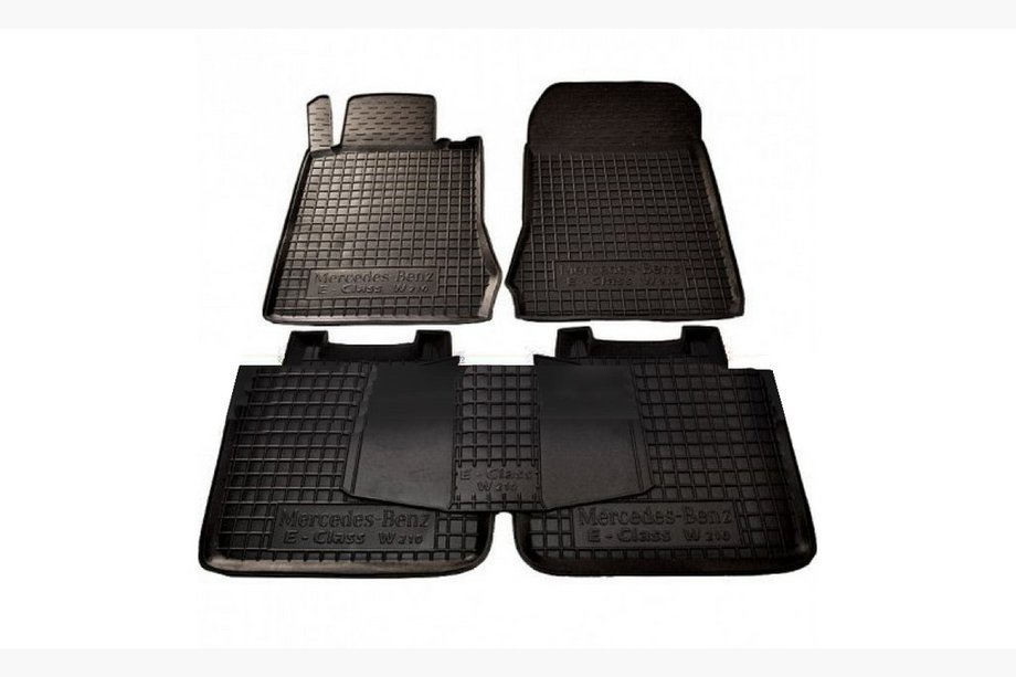 Mercedes E-class W210 1995-2002 Rubber floor mats with edge (Autogumm) Image