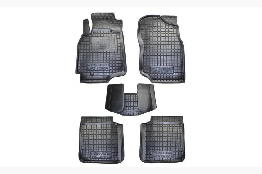 Mitsubishi Lancer 9 2004-2008 Rubber floor mats with edge (Autogumm) Image