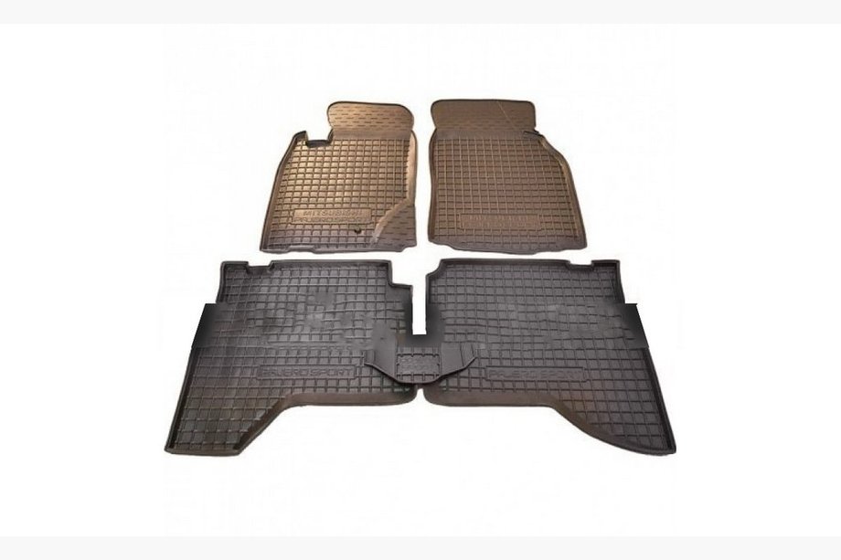 Mitsubishi Pajero Sport 1996-2007 Rubber floor mats with edge (Autogumm) Photo 1